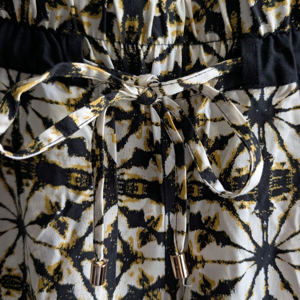 Soft Surroundings Canna Batlik Printed Wide-Leg Palazzo Pants Size Medium - Picture 4 of 7